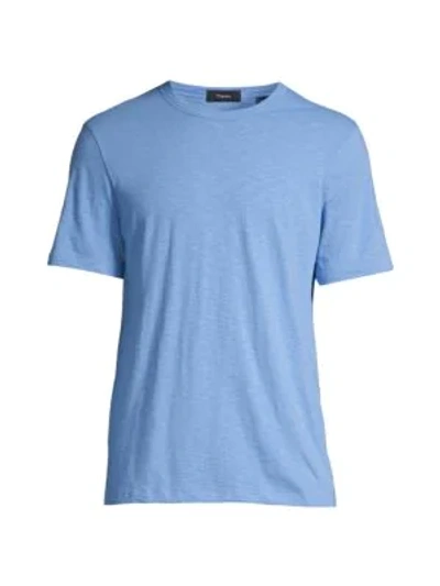 Theory Men's Topstitching Jersey T-shirt In Shallow
