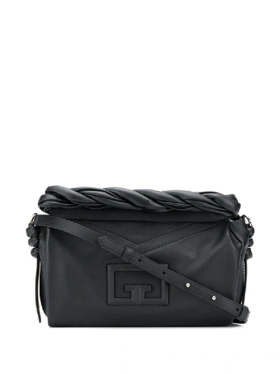 Givenchy Id 93 Leather Crossbody Bag With Twisted Detail In Black
