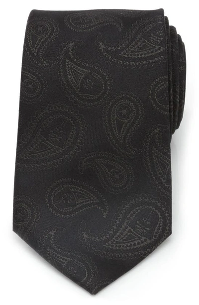 Cufflinks, Inc Men's Star Wars Darth Vader Paisley Silk Tie In Black