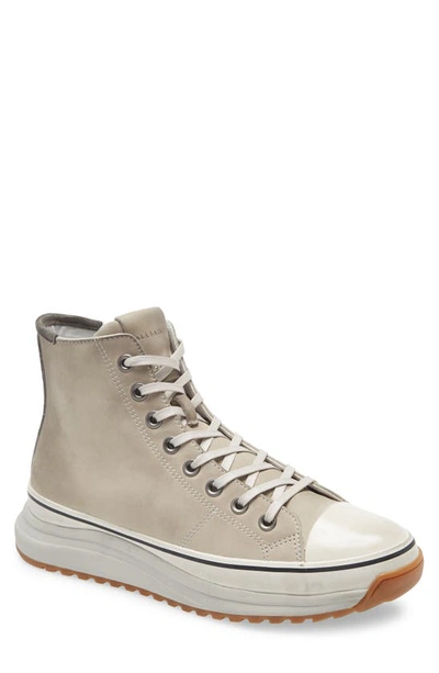 Allsaints Men's Blakely Suede High-top Sneakers In White