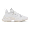 Moncler Mesh Panel Low-top 45mm Sneakers In White