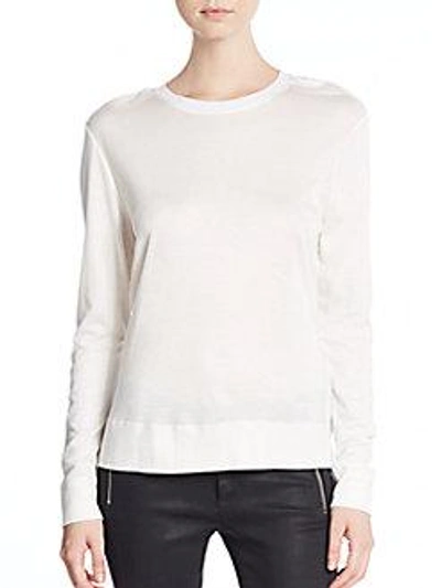 Helmut Lang Technical Tie Back Top In Black