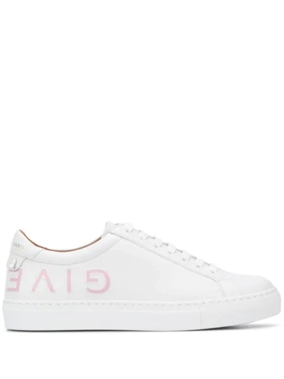 Givenchy Logo Low Top Sneakers In White