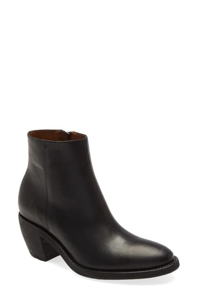 Frye Rosalia Bootie In Black Leather