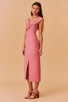 Finders Keepers Mae Midi Dress In Pink