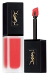 Saint Laurent Tatouage Couture Velvet Cream Matte Liquid Lipstick In N202 Coral Symbol