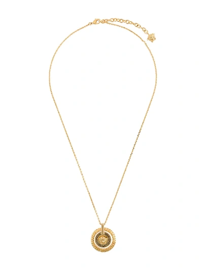 Versace Pendant Necklace In Gold