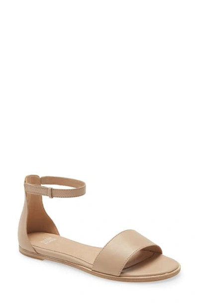 Eileen Fisher Escape Sandal In Barley Leather