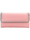 Stella Mccartney Falabella Wallet In Pink