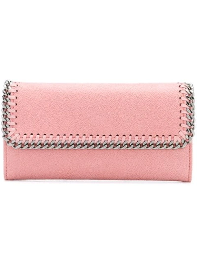 Stella Mccartney Falabella Wallet In Pink