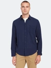 Rails Men's Wyatt Solid Cotton Sport Shirt In Indigo