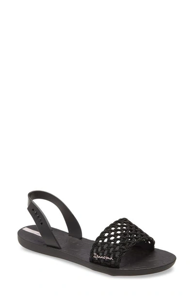 Ipanema Breezy Waterproof Sandal In Black/ Black