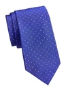 Polo Ralph Lauren Pin Dot Silk Tie In Blue