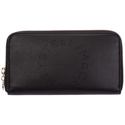 Stella Mccartney Women's Wallet Coin Case Holder Purse Card Bifold  Stella Logo In Black