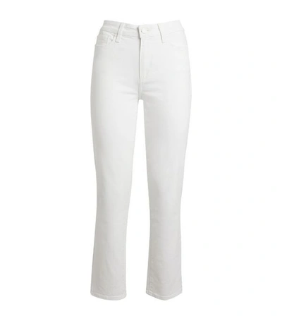 Paige Bombshell Blanchette Skinny Ankle Jeans In Crisp White