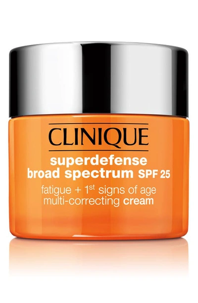 Clinique Superdefense Spf 25 Fatigue + 1st Signs Of Age Multi-correcting Cream Combination + Oily Skin 1.7 oz In 3 - Combination Oily, 4 - Oily