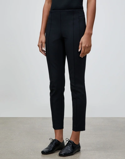 Lafayette 148 Plus-size Acclaimed Stretch Pintuck Slim City Trouser In Black
