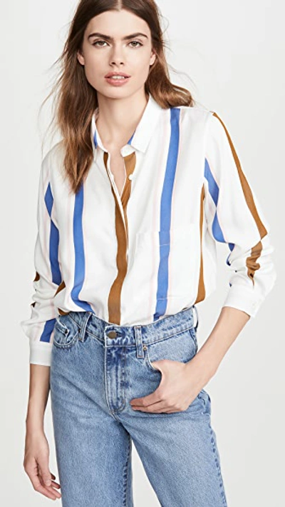 Closed Hailey Button Down Shirt In Multi Color