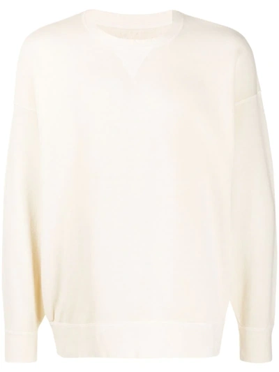 Visvim Dropped-shoulder Sweatshirt In Neutrals