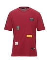Love Moschino T-shirts In Maroon