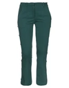 Pinko Cropped Pants & Culottes In Green