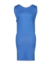 Cruciani Short Dresses In Blue