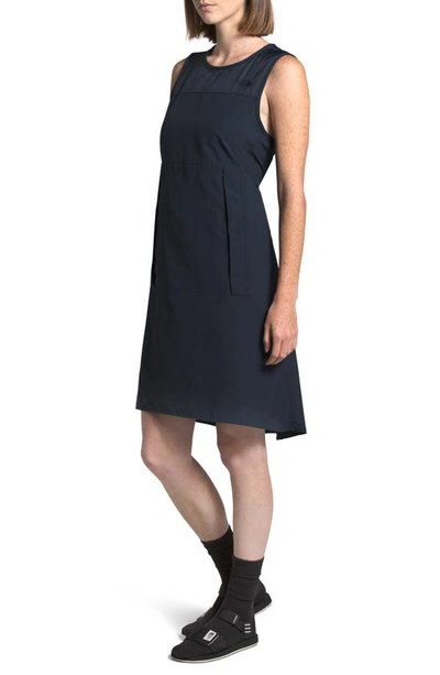 The North Face Explore City Bungee Travel Dress In Urban Navy
