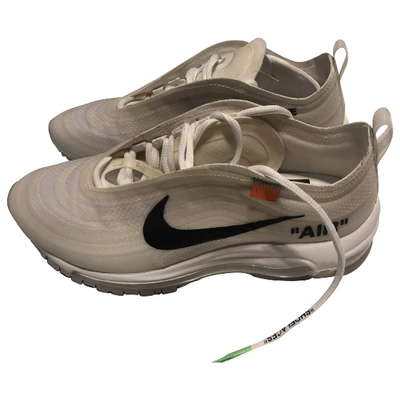 Pre-owned Nike X Off-white Air Max 97 Cloth Trainers In White