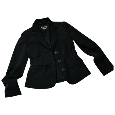 Pre-owned Moschino Suit Jacket In Black