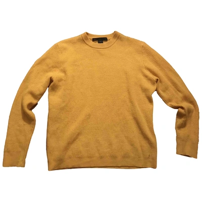 Pre-owned Marc By Marc Jacobs Cashmere Jumper In Yellow