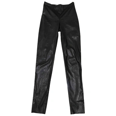 Pre-owned Philosophy Di Lorenzo Serafini Black Polyester Trousers