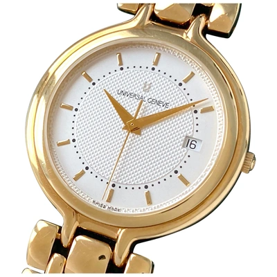 Pre-owned Universal Geneve Watch In Gold