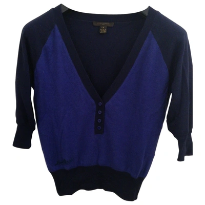 Pre-owned Louis Vuitton Cashmere Jumper In Blue