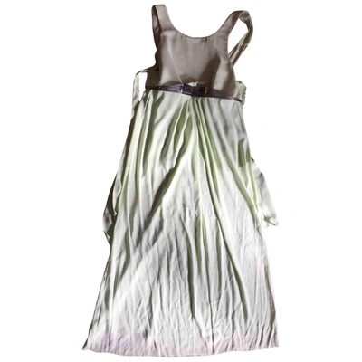 Pre-owned Mangano Maxi Dress In Green