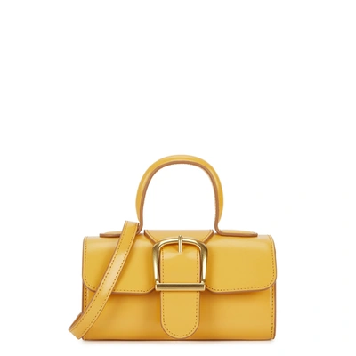 Rylan 3.17 Mini Yellow Leather Top Handle Bag