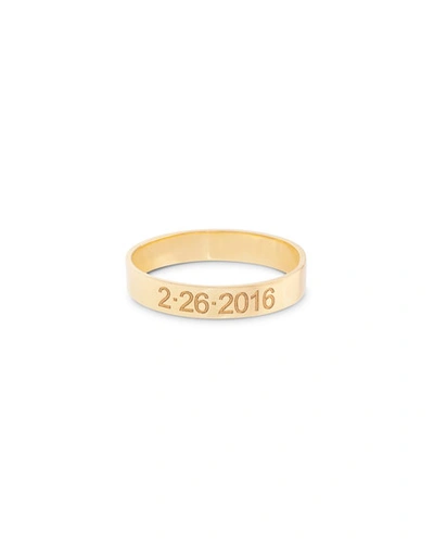 Stone And Strand Personalized Gold Cigar Band