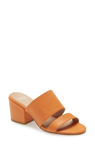 Eileen Fisher Rome Sandal In Squash Leather