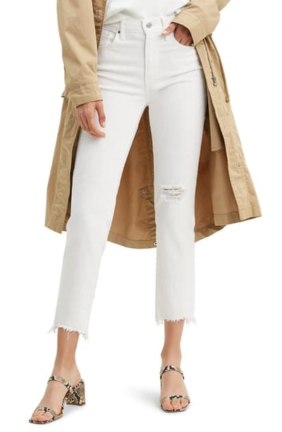 Levi's ® 724&trade; Ripped High Waist Raw Edge Crop Jeans In Won Me Over