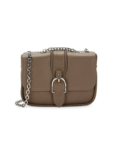 Longchamp Amazone Leather Crossbody Bag In Olive