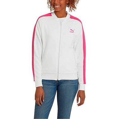 Puma Women's Classics T7 Track Jacket In White