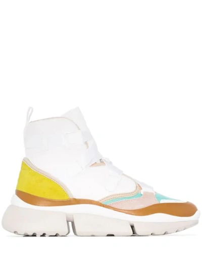 Chloé Sonnie High-top Sneakers In White