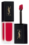 Saint Laurent Tatouage Couture Velvet Cream Matte Liquid Lipstick In 208 Rouge Faction