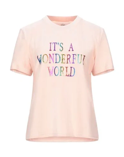 Alberta Ferretti T-shirts In Pink