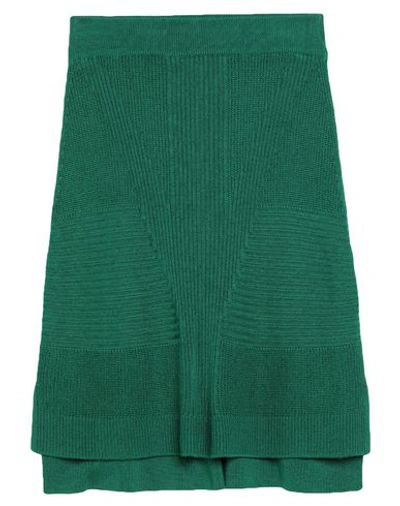 Osklen Knee Length Skirt In Emerald Green