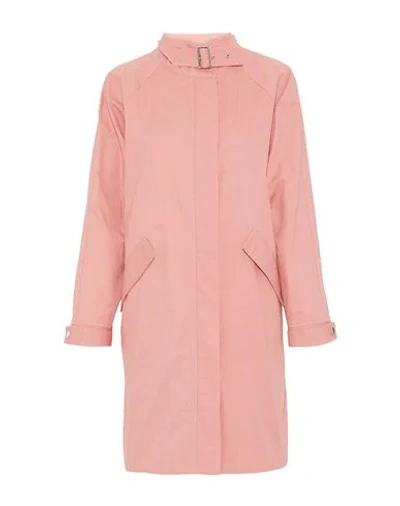Line Overcoats In Pink