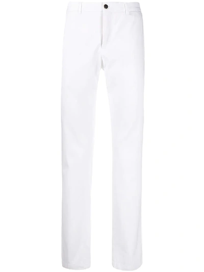 Pt05 Slim-fit Trousers In White