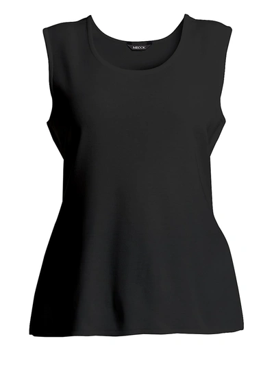 Misook, Plus Size Scoopneck Tank Top In Black