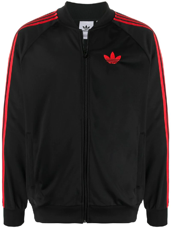 adidas originals superstar track jacket in black