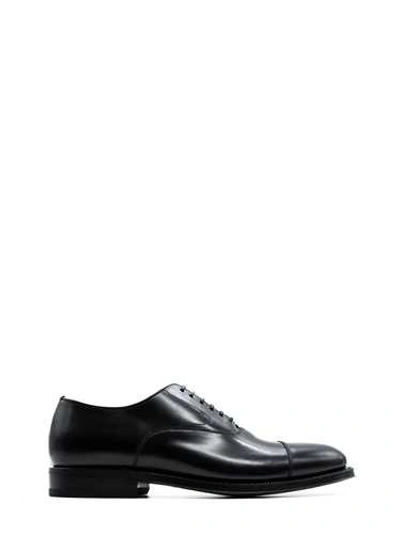 Leqarant Black Leather Formal Shoe