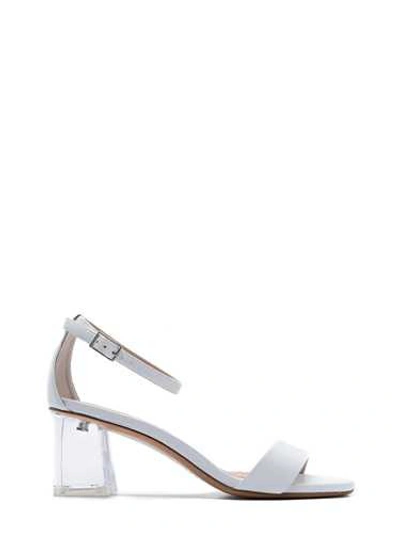 Albano White Leather Sandal